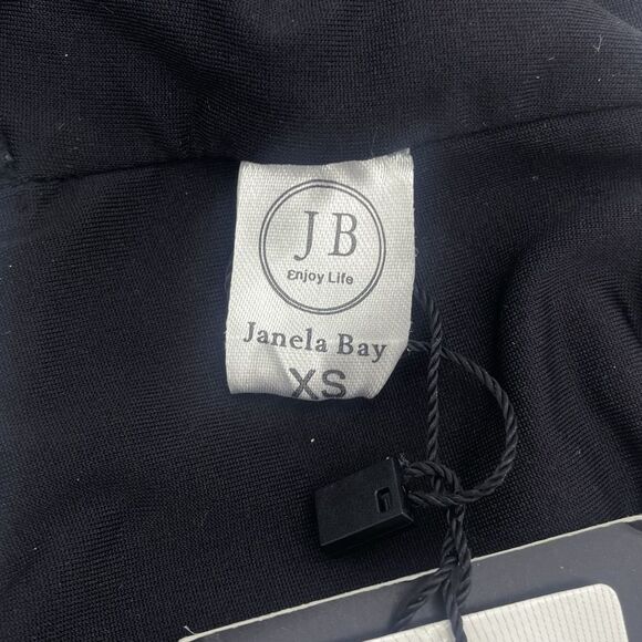 NWT Janela Bay Havana Black Floral Mid Rise Swim Bottoms Size XS Full Coverage - Picture 8 of 10